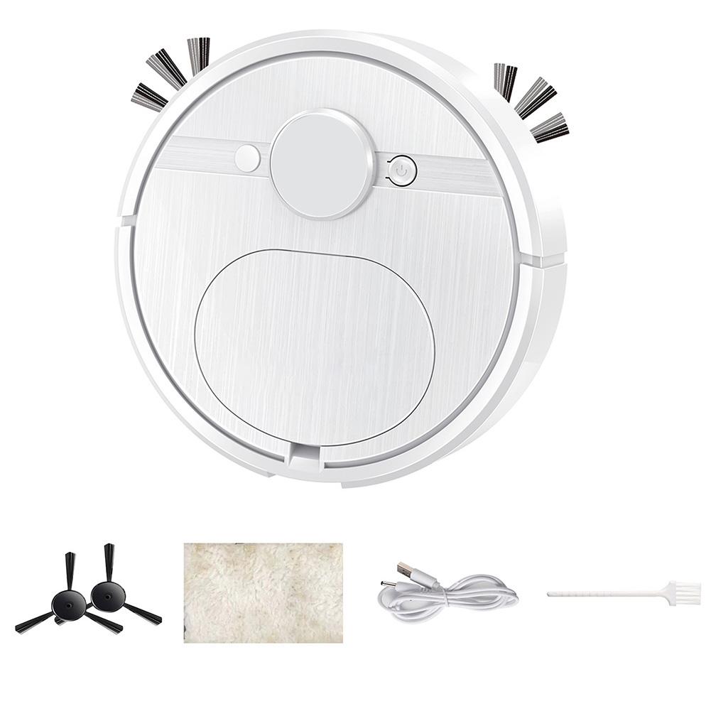 3 In 1 Smart Sweeping Robot Rechargeable Intelligent Wiping Floor Robot Automatic Cleaning Machine for Pet Hair Carpets Floors