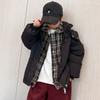 Children's Down-Fiber Jacket, Winter Boys' Casual, Two-Piece-Style Jacket