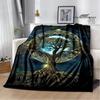 Tree of Life Printed Blanket Flannel Warm Blankets Soft and Comfortable Blanket Bed Linings Cubre Cama Birthday Gift