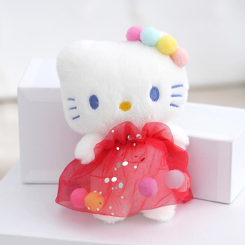 Adorable Plush Hello Kitty Cat Doll Perfect Wedding Gift Cute Soft Toy For Girls