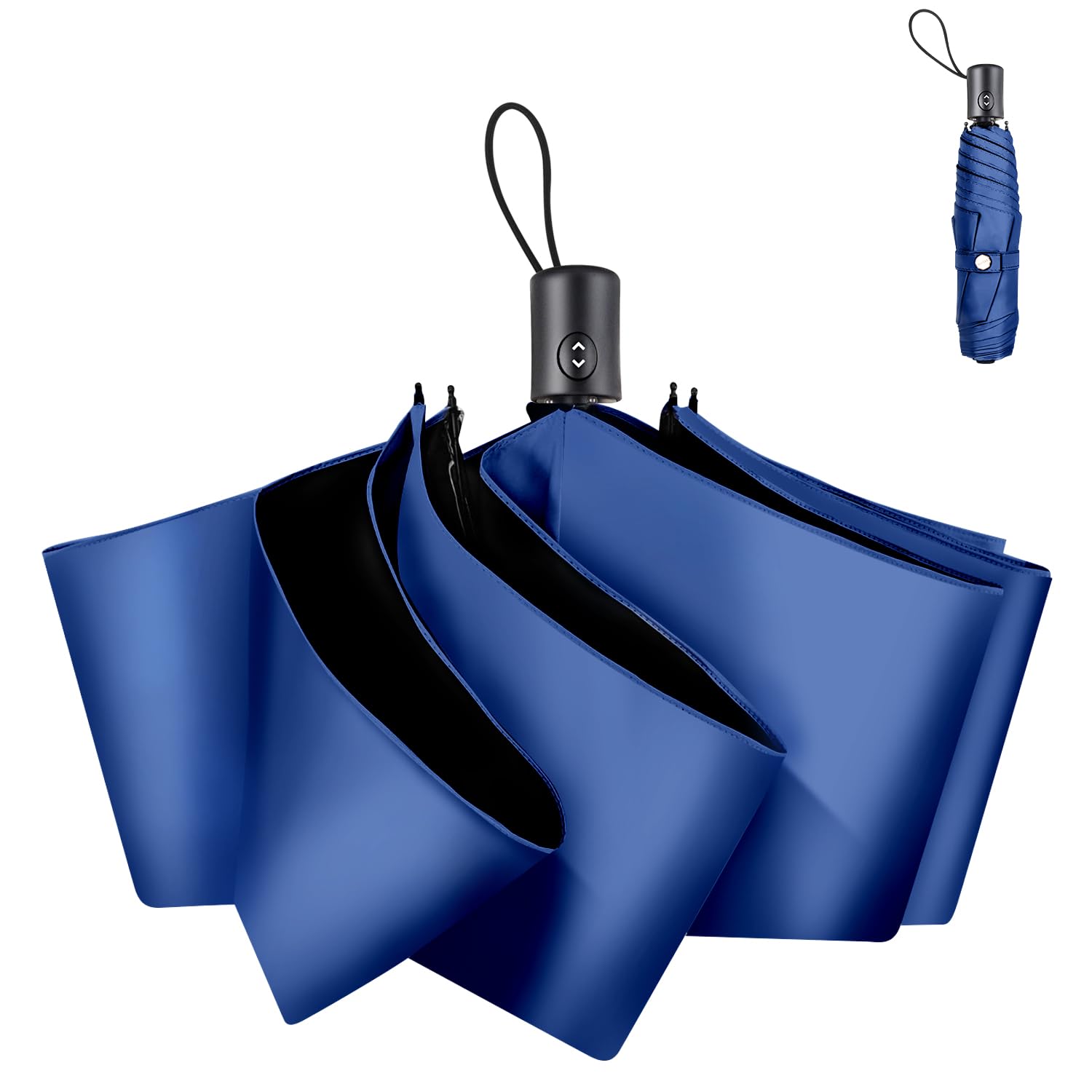 

UV folding fabric UV heat sun automatic wind water for both sunny and rainy storage pouch included Parasol, protection, umbrella, multi-layer design,