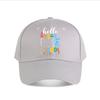 Hello School Crayon Heart Baseball Cap Fashion Unisex Sunhat Womens Outdoor Sports