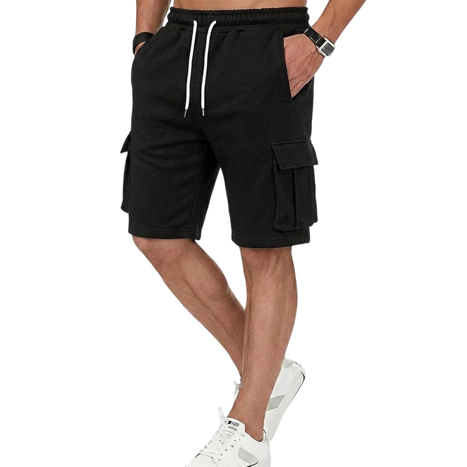 

Men s Short Pants Lazy Oversized Jogging Five-pants L