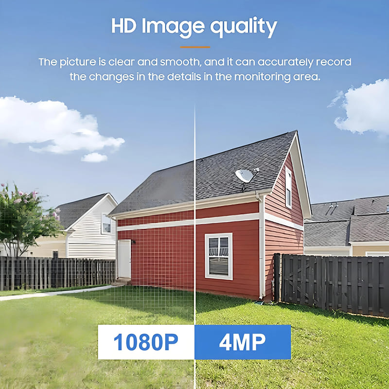 4K 8MP Bezprzewodowa zewnętrzna kamera Wi-Fi Solar 4G Sim Nadzór Podwójny ekran Wodoodporny panel IP Wideo CCTV Kamery zasilane energią słoneczną