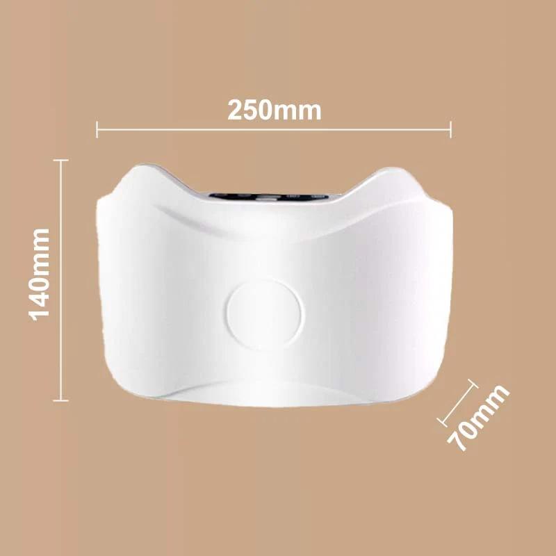 Electric Heating Pad Menstrual Cramp Massager Belt Women Period Care Hot Compress Device Vibration Abdominal Ulter Warmer Belt белый