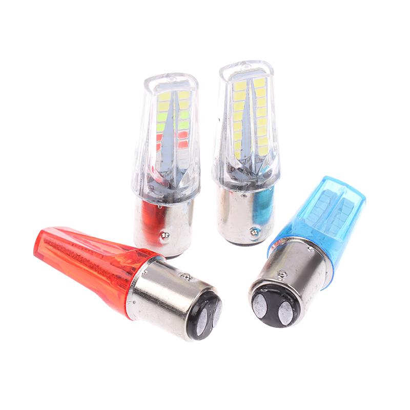2Pcs 1157 Ba15D Led Brake Light Motorcycle Strobe Led Parking Tail Light Flashing Warning Reversing Stop Lamp Turn Signal Light