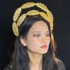 Vintage Sun Goddess Crown Wheat Ear Leaf Baroque Tiara Headband Halo Crown  Artistic Photoshoot