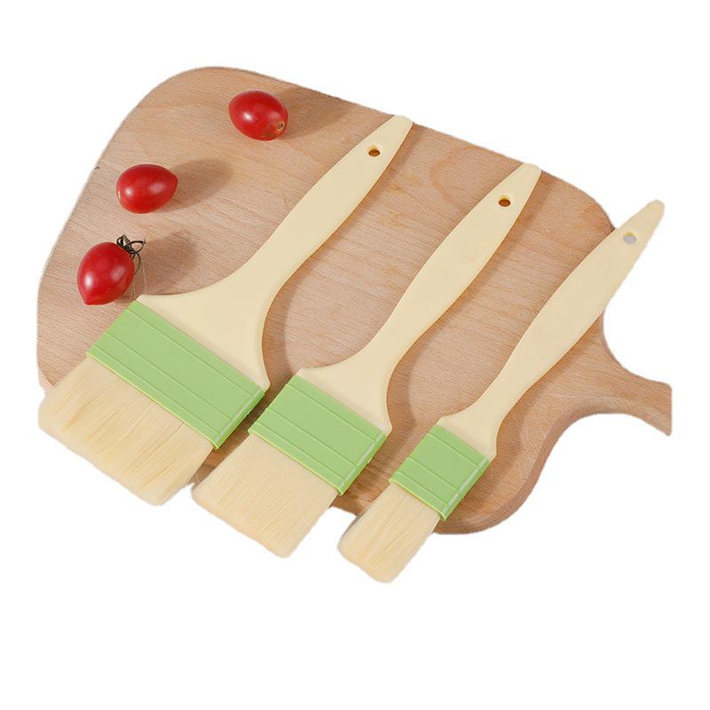 Soft Wool Kitchen Brush for Barbecue, Baking, Sauce, and Egg Wash