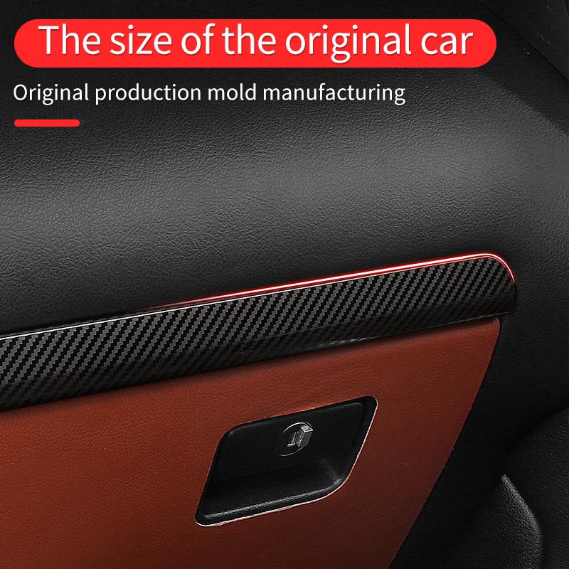 For 2010- Right Rudder Car Toyota Land Cruiser Prado 150 Center Console Decorative Strip Lc150 J150 Interior Accessories