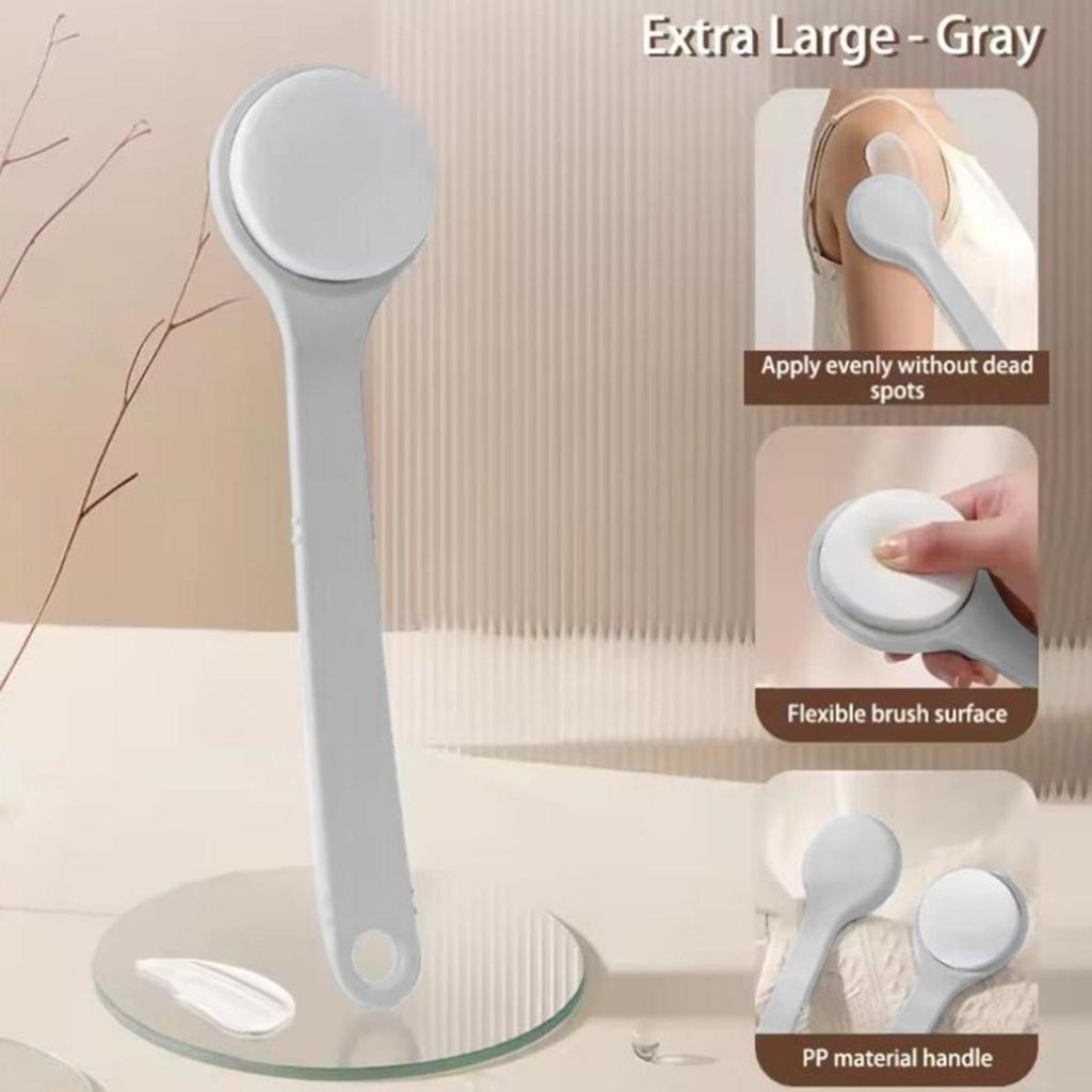 1Pcs Multi-Function Lotion Sunscreen Ointment Applicator Long Handle Body Cleaner Shower Brush Sunscreen Back Applicator