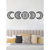 Crescent Moon Wall Art Set Rustproof Islamic Metal Wall Hangings
