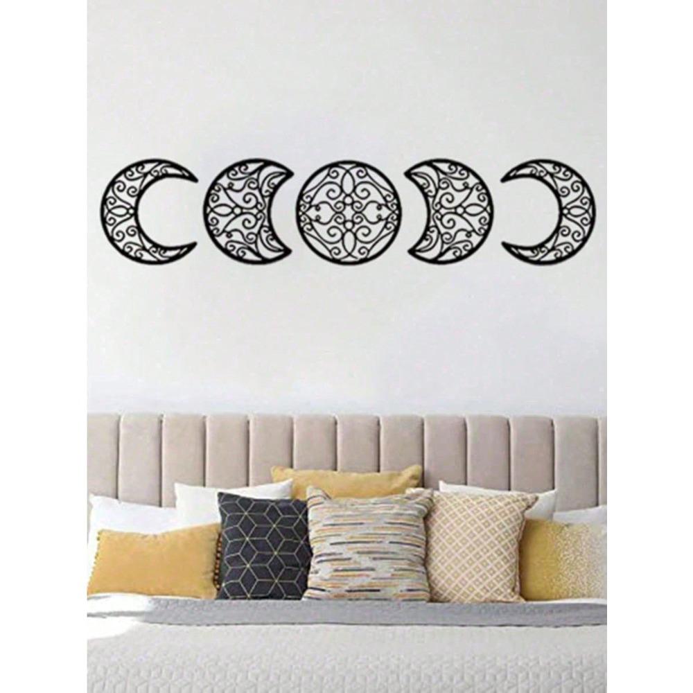Crescent Moon Wall Art Set Rustproof Islamic Metal Wall Hangings