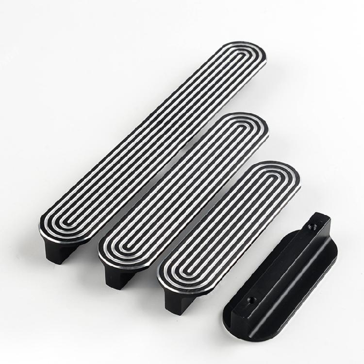 Strong Aluminum Pull Handles Simple Styles Design Cupboard Handle for Drawers & Cabinets No Tool Required for Installation