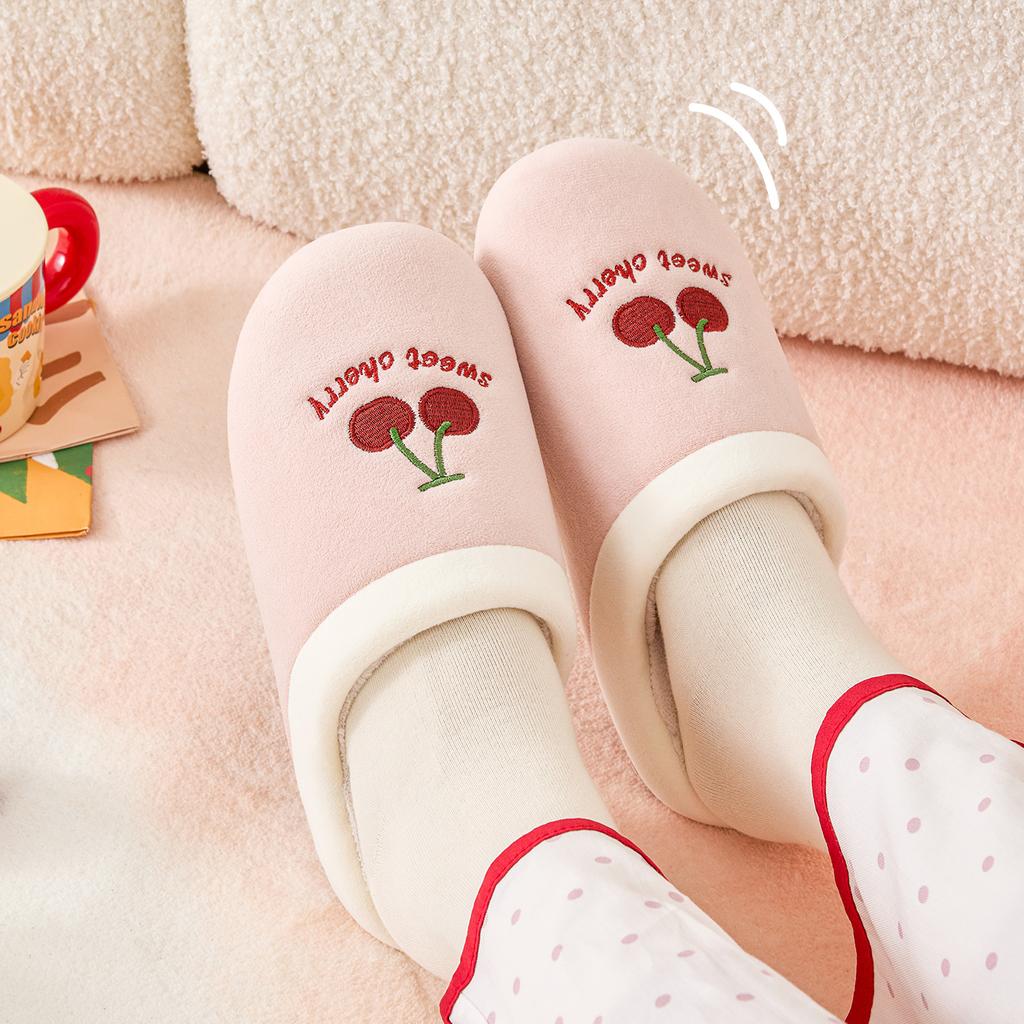 Winter Women Home Slippers Plush Warm Thick Bottom Slides Breathable Soft Non-slip Slippers Indoor Outdoor Men Casual Slippers