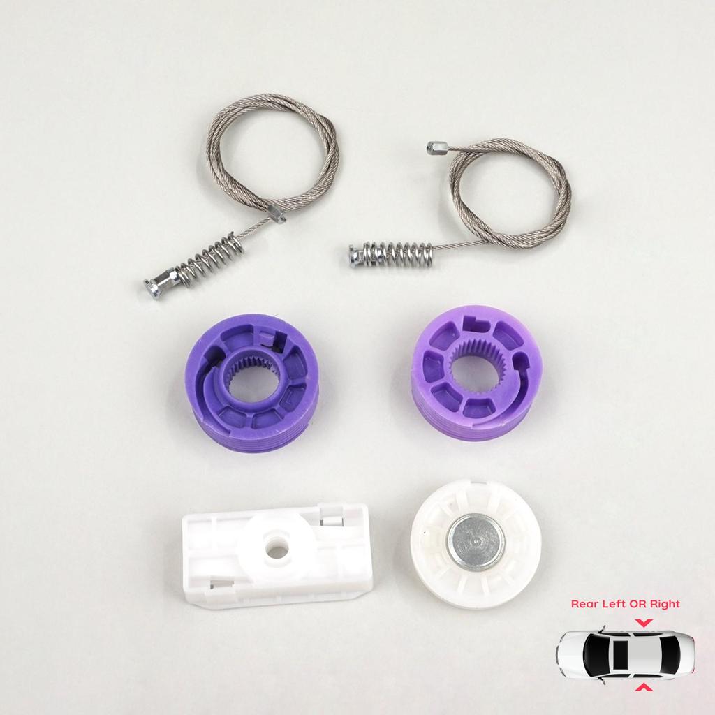 BWR5261  Power Window Regulator Repair Kit Rear for Bentley Continental MK1 GT GTC 3W 393 394 2003-2011 Coupe Convertible