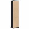 CD-Schrank Schwarz Eichen-Optik 21x20x88 cm Holzwerkstoff