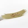 Modern Minimalist Tray Irregular Bamboo Row Fruit Plate European Style Light Luxury Model Room Soft Decoration Decoration Home