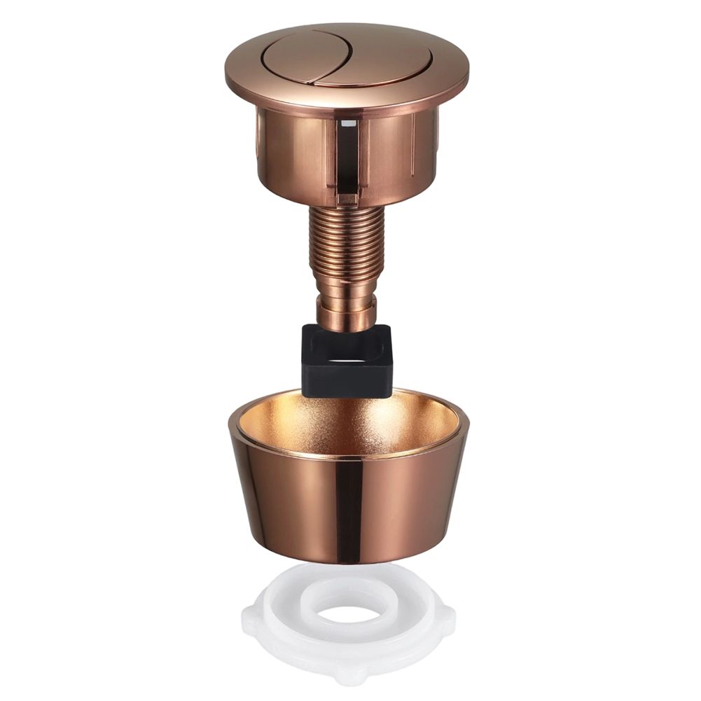 Replacement Toilet Flush Button Kit Dual Flush for 20mm and 40mm Cistern Lid Holes Designed for Water Efficiency