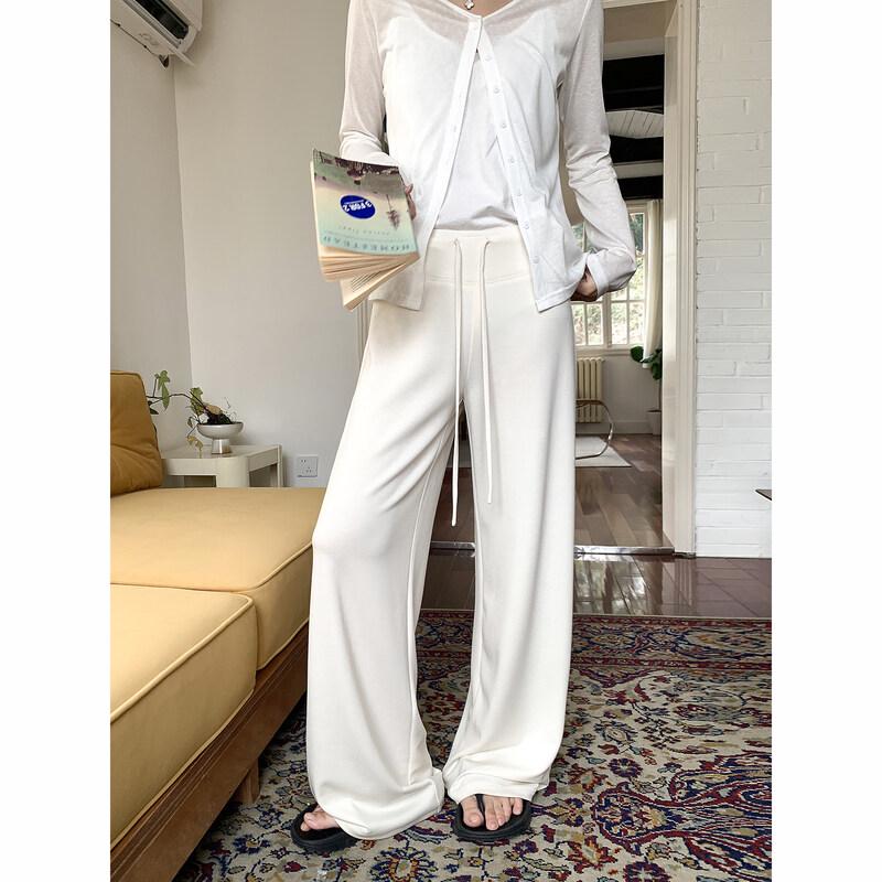 ICH MODE Women s Summer Cooling Lyocell Straight-Leg Pants S
