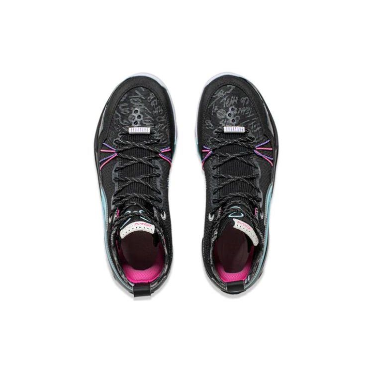 Li-Ning Way of Wade 808 3 Ultra V2 Team No Sleep Men Sneakers Black ABAU013-4