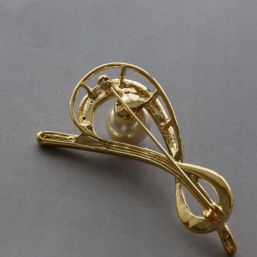 JewelVOX Brosche Perlenstein Korsage für Schuleintritt Abschluss Beliebt [JewelVOX] Zeremonie, Zeremonie, Hochzeit, Marke, Erwachsen, Niedlich, Stilvoll, ([G]