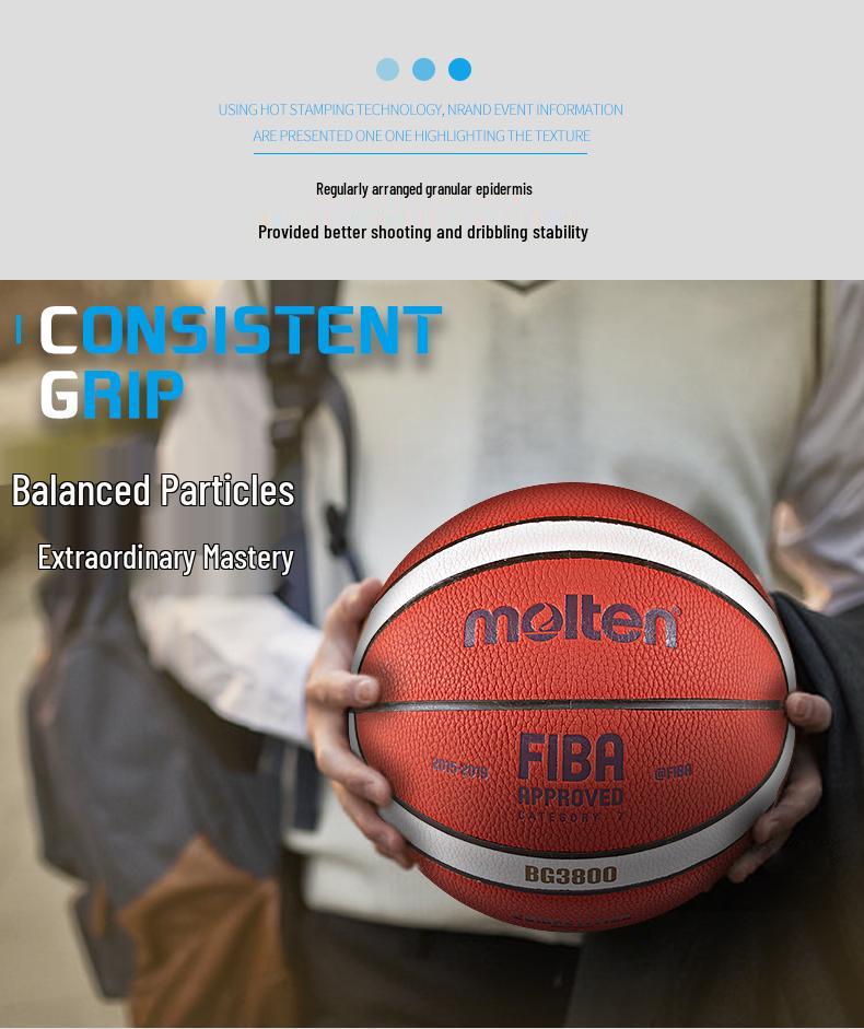 Molten GM7X Size 7 Basketball for Men: Indoor/Outdoor Wear-Resistant