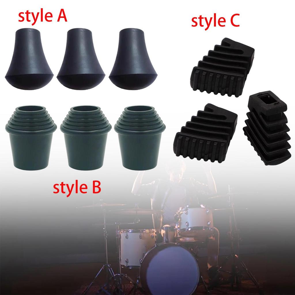 3Pcs Non Slip Drum Feet Durable Percussion Accessory Direct Replaces Bracket Feet Floor Tom Legs Parts Instrument Accessories
