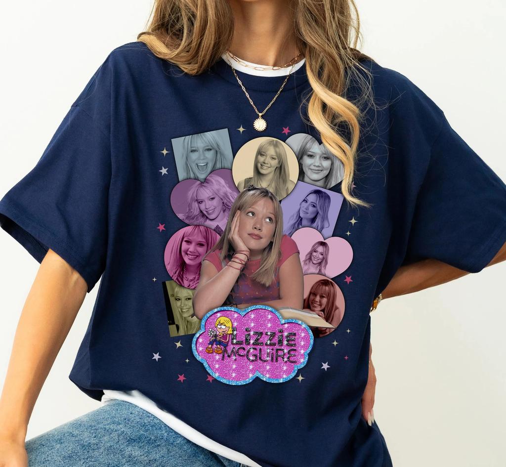 Maglietta Retrò Foto di Lizzie McGuire Questo È Ciò Che I Sogni Diventano Realtà Maglietta Regalo per Vacanza in Famiglia a Disneyland Maglietta