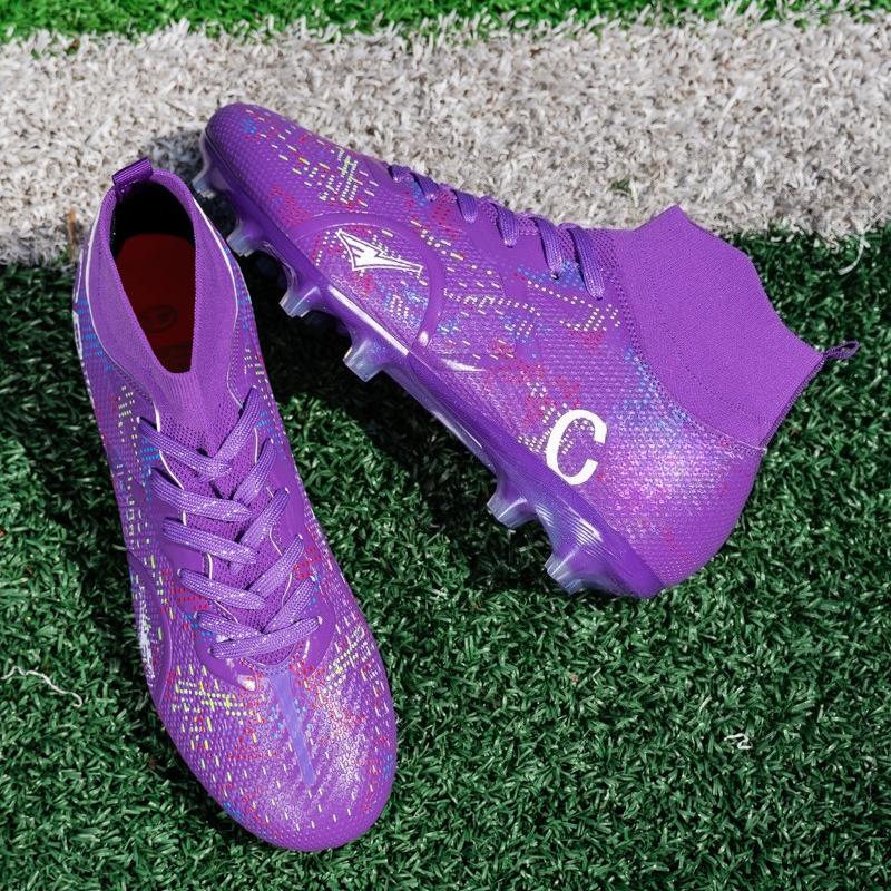 34-46 Kids Football Boots  Large Size Football Shoes AG Artificial Lawn Training Soccer Shoes for Men Boys Soccer Shoes