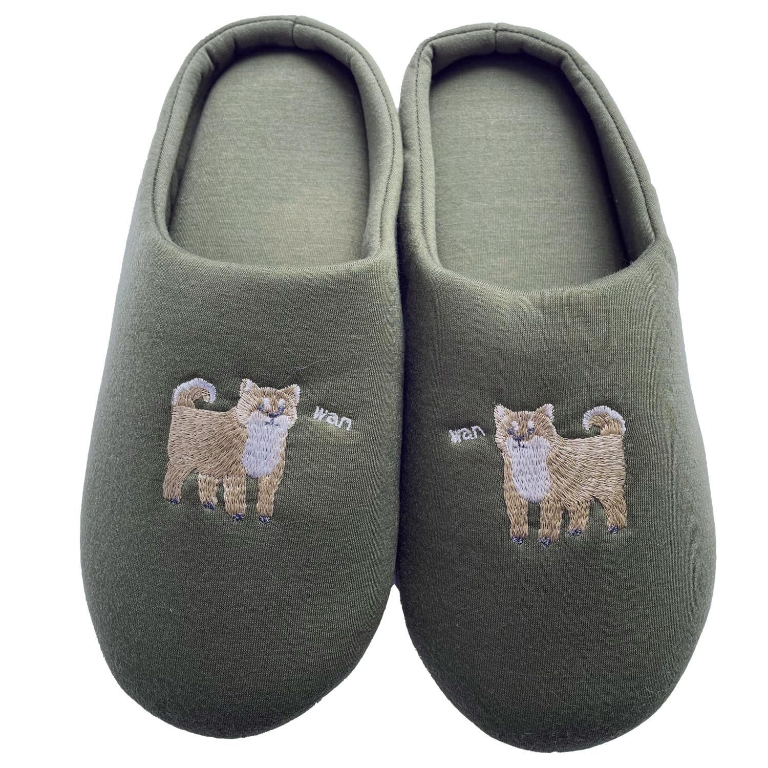 

Stream Market Для комнатных милых животных Shiba Khaki [Stream] Тапочки, стильные, гости, обувь, узор, вышивка, женские, собака, ину, WG234-G