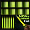 50/10/1PCS Fluorescence Glow Stick Military Glow Light Sticks with Hook Outdoor Emergency Glow In The Dark Party Light Sticks