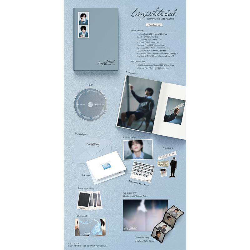 [Pre-order] Wonpil (day6) – 1st Mini Album [Unpiltered] (Online Benefit)