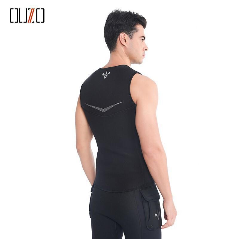 Set di Pantaloncini e Gilet Muta in Neoprene da 3mm Uomo Donna Snorkeling Surf Vela Immersioni Attività in Acqua Calda