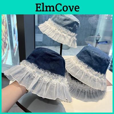 Summer Mesh Fisherman Hat With Wide Brim Sun Protection For Women