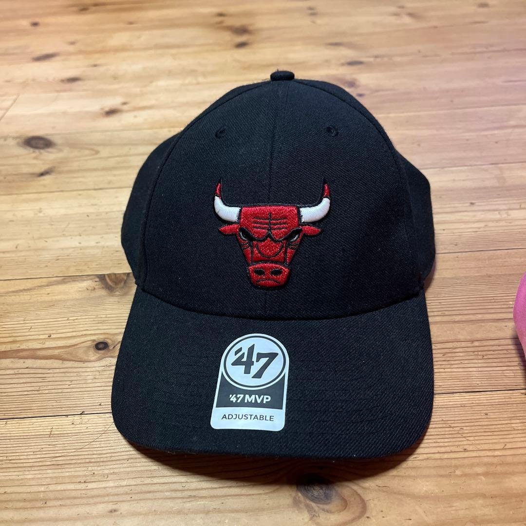 Used 47 Chicago Bulls MVP Cap Black