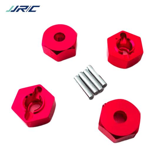 

Шестигранна гайка алюмінієвого колеса DYS 4 шт., 12 мм, із шпильками, приводні втулки для автомобіля 1/10 HSP 102042 червоний