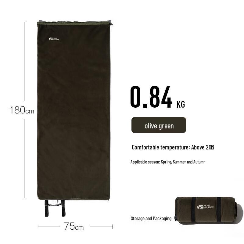 iosn Fleece Outdoor Sleeping Bag