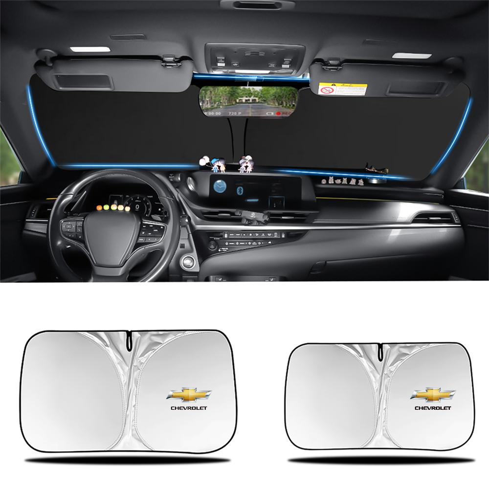 AABJV1 Car Sunshade Covers Folding Visor Windshield Protector Accessories For Chevrolet Cruze Colorado Spark Captiva Malibu Trax Aveo
