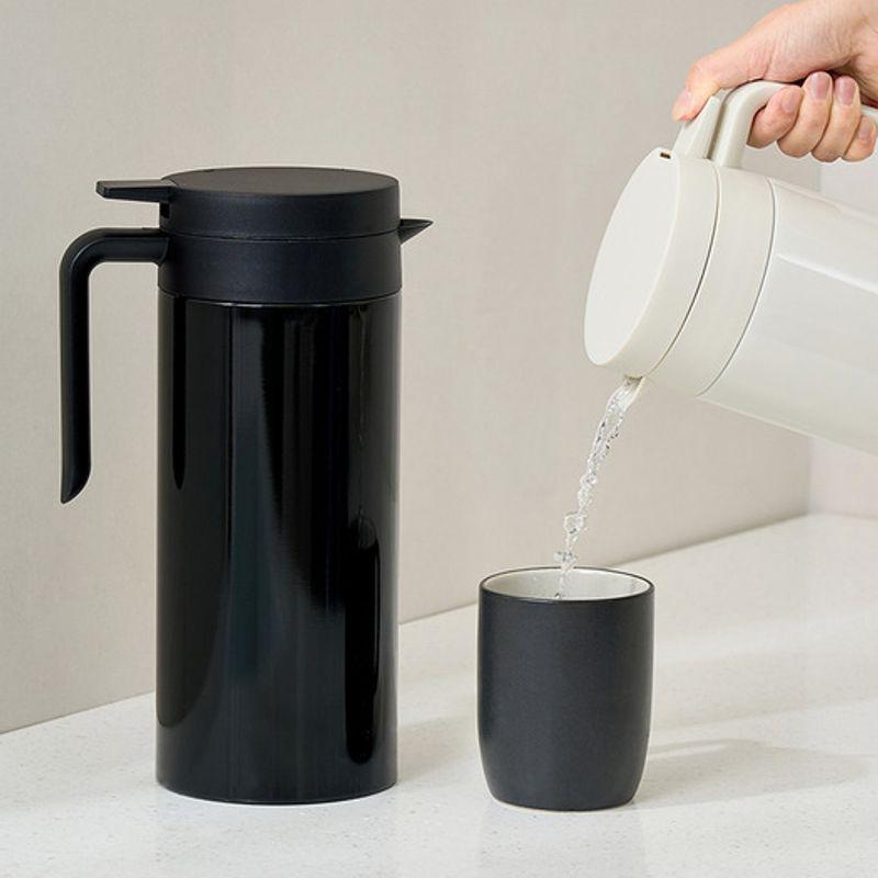 Renaître. J Mudita Bouilloire Isotherme Slim à Vide en Acier Inoxydable 304 1,5L / Thermos Grande Capacité Pichet de Table