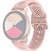 Universal Silicone Strap 20mm Soft Hollowed-out, Pink