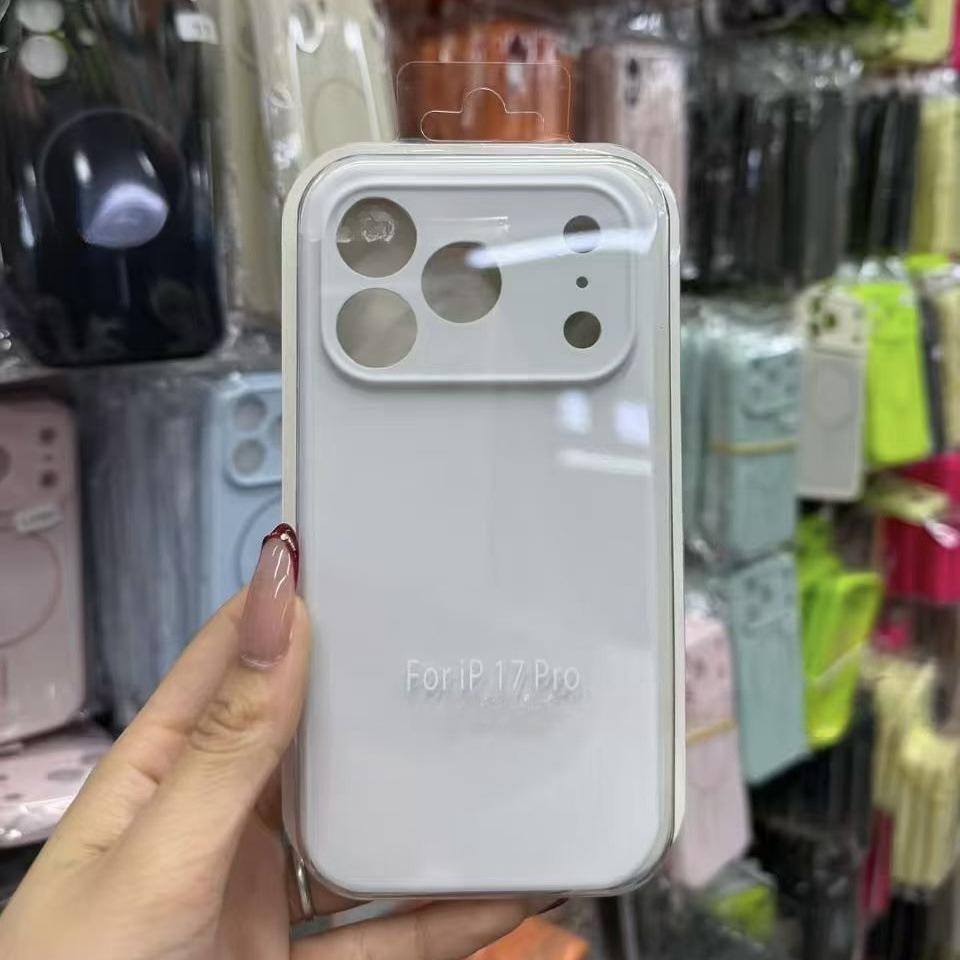 Luxury Liquid Silicone Original 1:1 Phone Case For iPhone Air 17 Pro Max 17 Pro 17 AI Camera Button Anti-drop Full-protect Cover