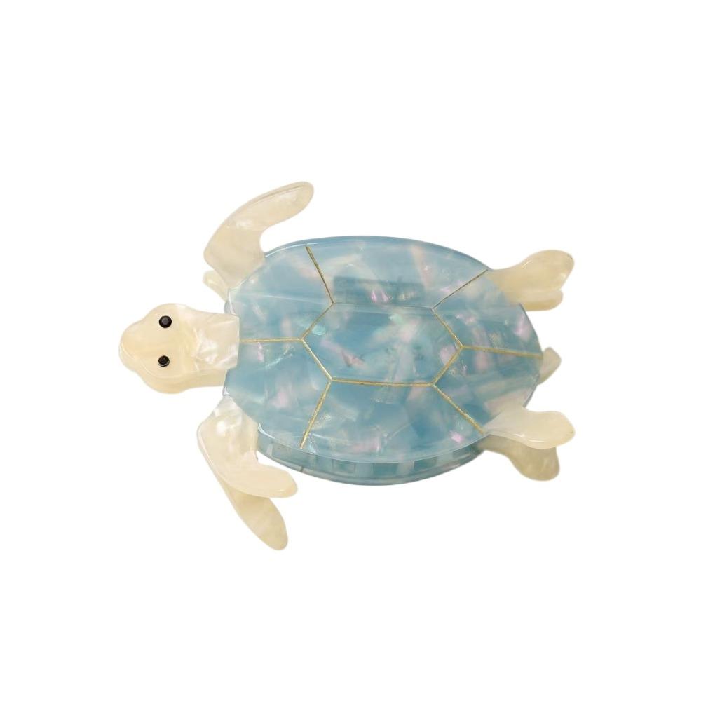 Ocean Series Acetate Turtle Hair Claw Sea Creature Big Shark Clip Fashion Animal Hair Clip  Girl