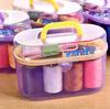 Portable Needle and Thread Set for Home and College: Compact Handbag for Hand Sewing, Mending, and Organizing
