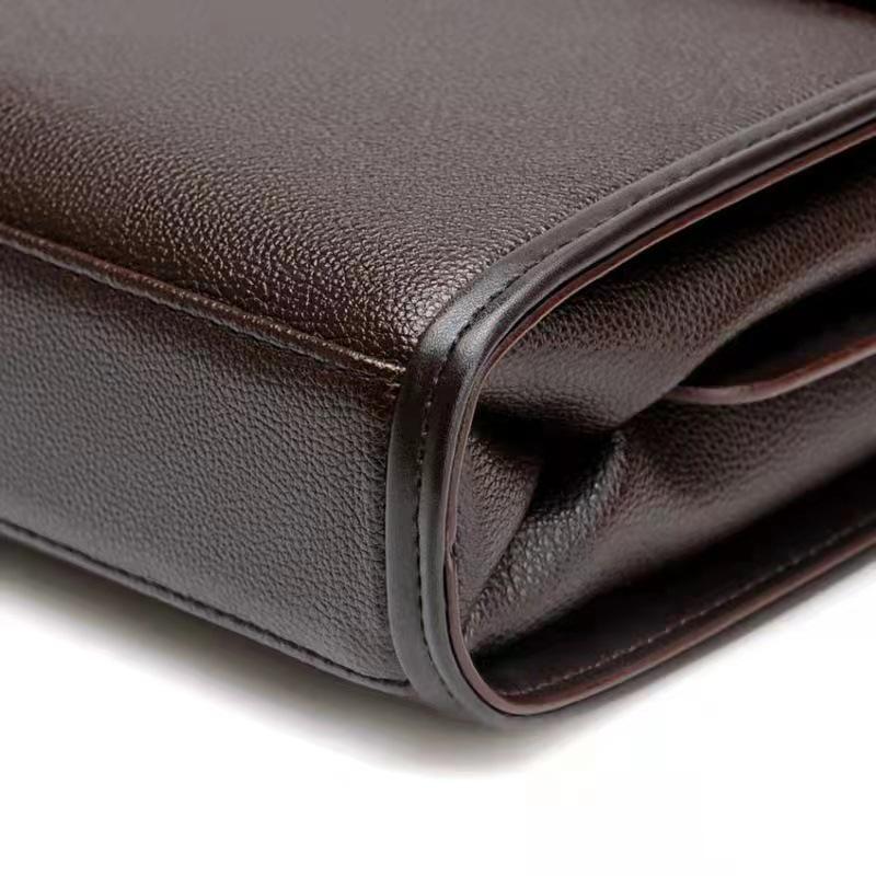 Sac bandoulière pour homme en cuir PU - Affaires Décontracté, Élégant, Polyvalent et Léger de Luxe pour le Voyage