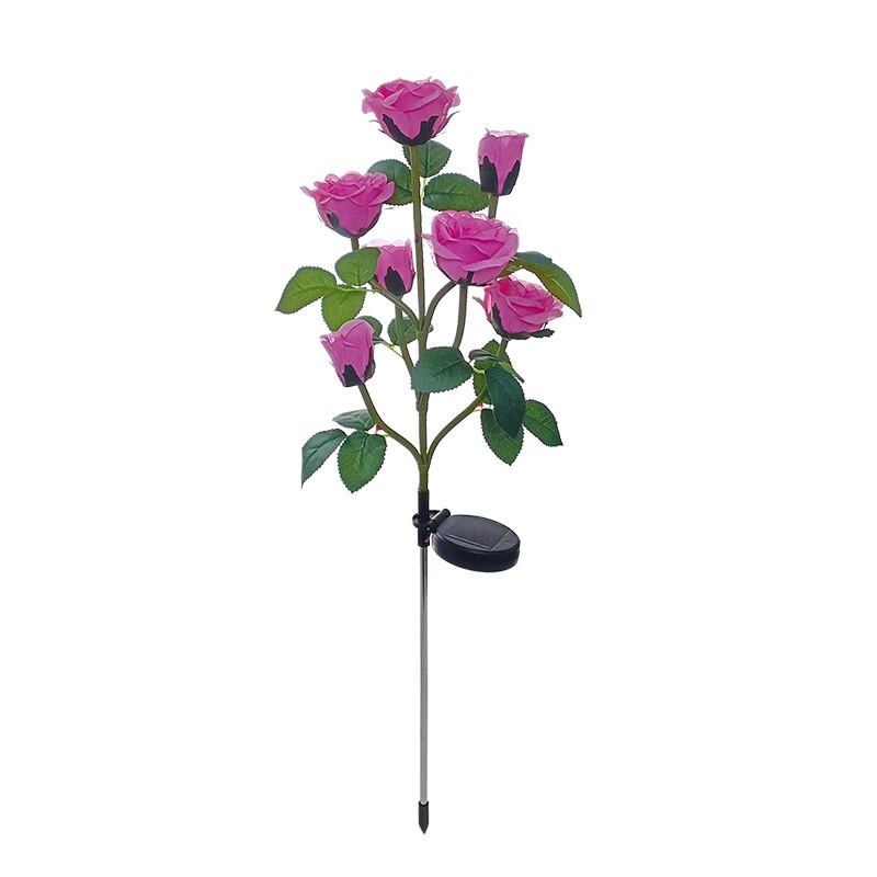 LED Rose Simulation Flower Garden Light