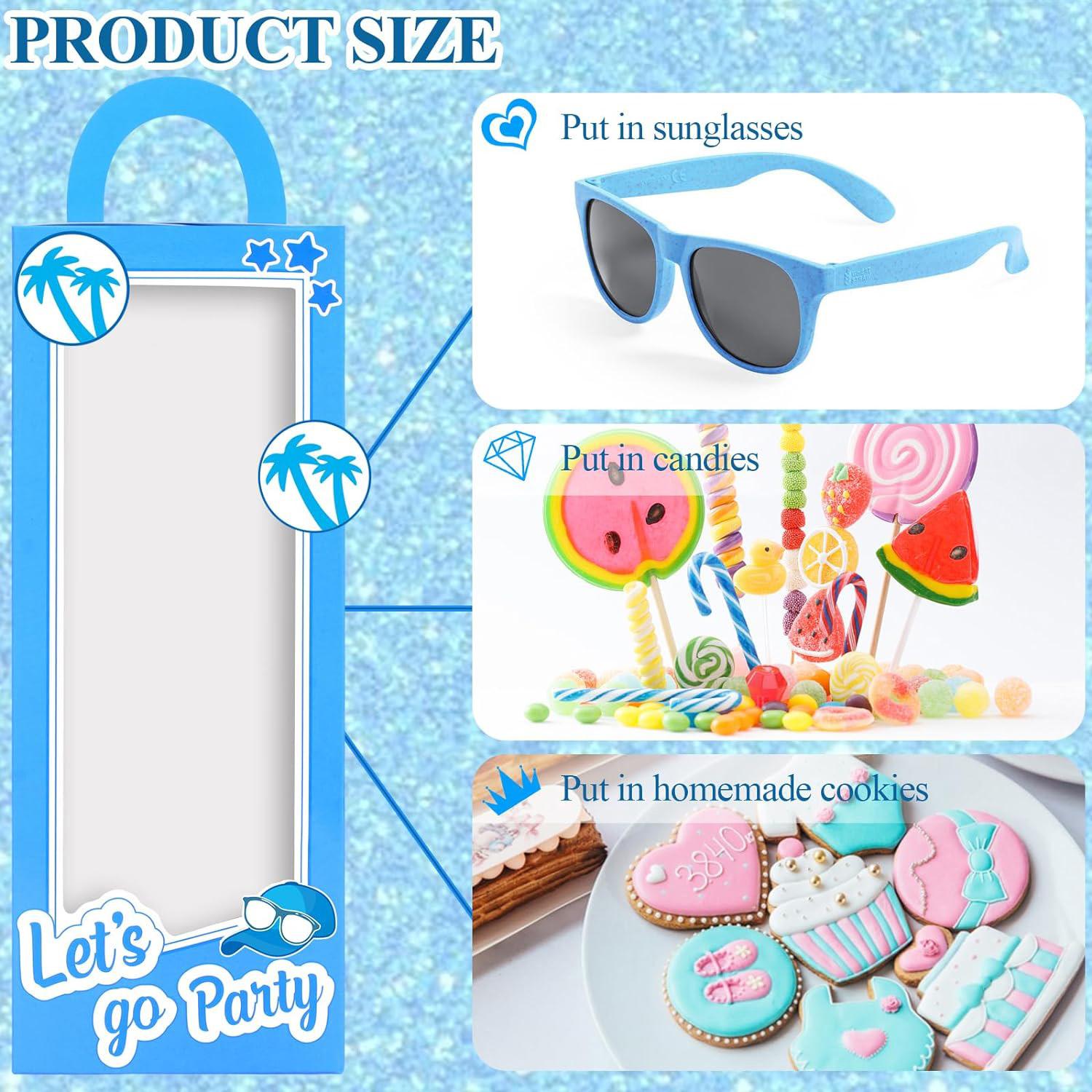 12PCS Blue Party Favor Boxes Blue Doll Gift Boxes Goodie Bag Candy Boxes Bachelorette Bridal Shower Supplies Pink Birthday Party cm rosa