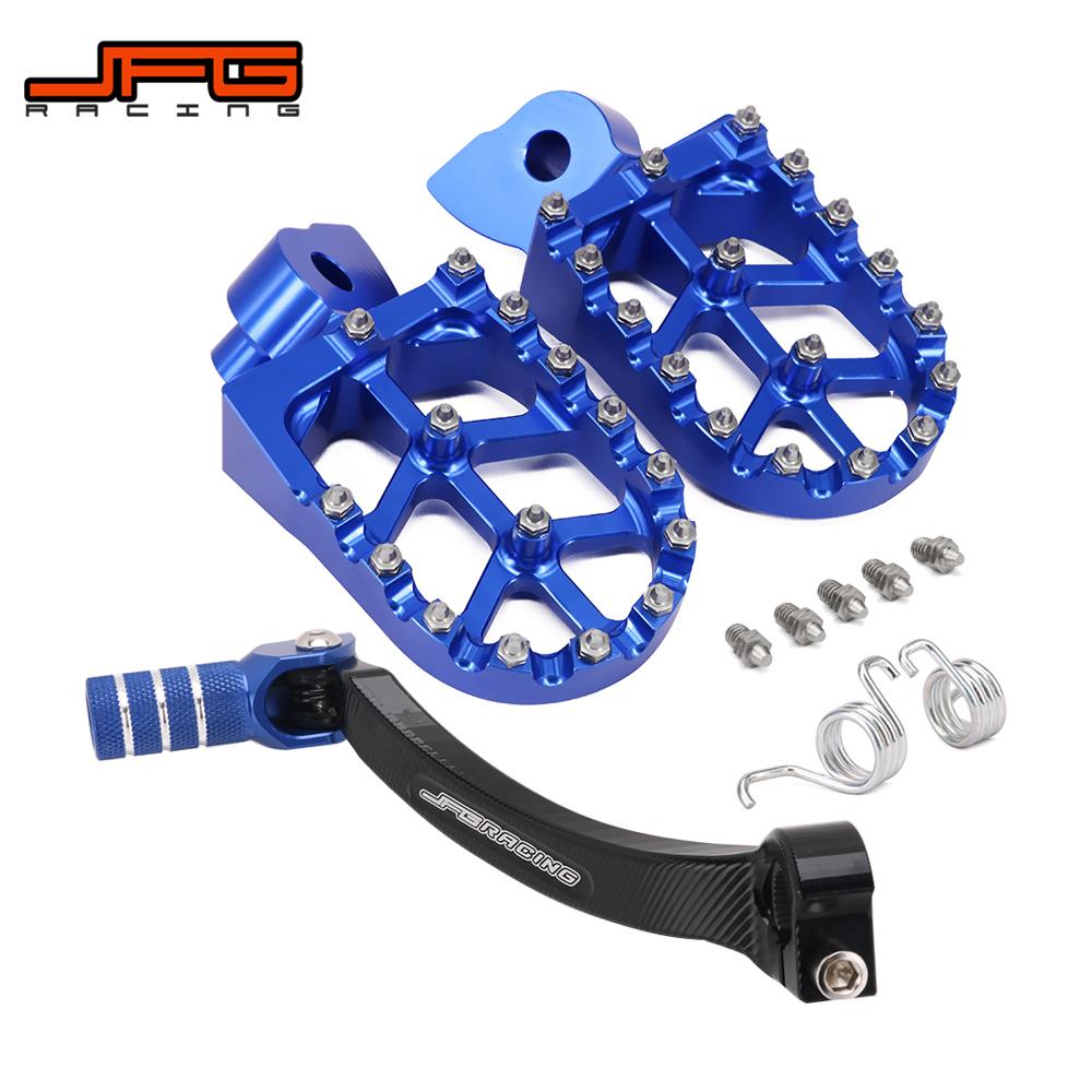 Motorcycle Gear Shift Foot Lever Foot Pegs Rest Footrests Pedals Footpegs For YAMAHA YZ250F YZ450F YZ250FX YZ450FX WR250F WR450F