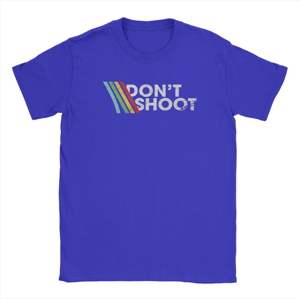 TShirt Beach DONT SHOOT Gaming Arc Raiders Hip Hop TShirts Cotton Tee Shirt for Men Basic Short Sleeve Top Tees Popular Top