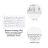 Music Symbols Design Sheet Music Drawing Ruler PP Composer Manuscript Tool  For Song Writers