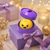Relaxation Stress Ball Dumpling Squeeze Toy with Purple Steamer Creepy Steamed Bun Relief Steamer for Halloween Home Office Fidget Calming Toys